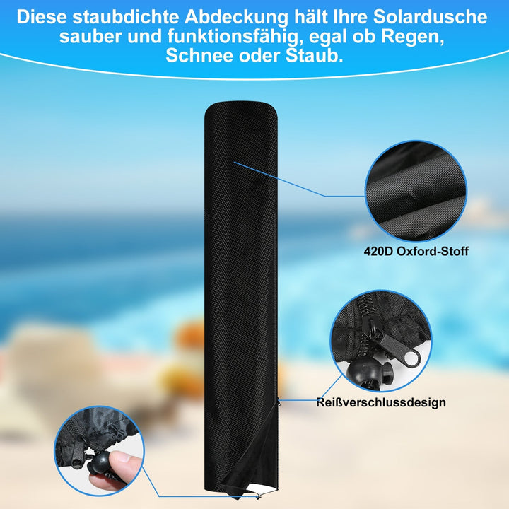 Solar shower 35L garden shower incl. protective cover | Bowlift