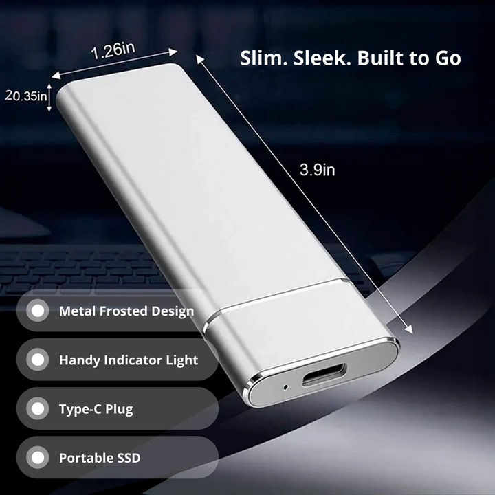 BowLift | Portable SSD for Large Storage – 5TB External Drive with Lightning-Fast Transfer Speeds