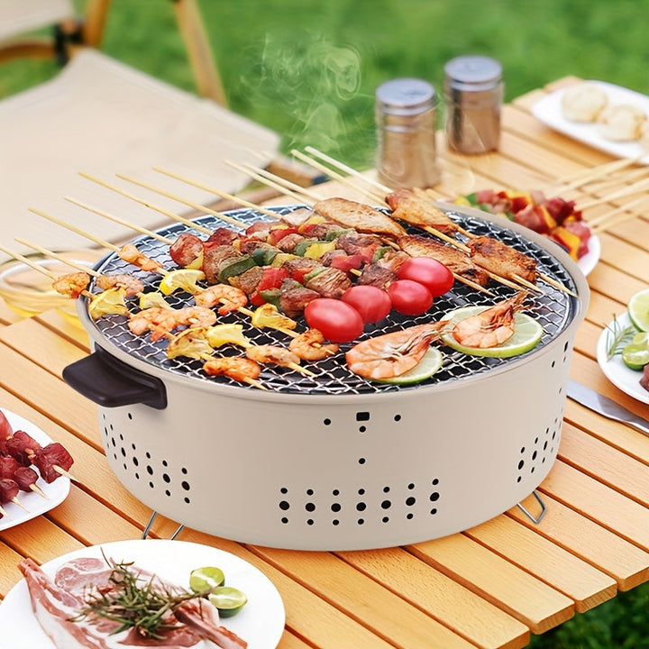 Indoor Grill smokeless – Electric grill plate with fat drainage and 2000W power | Bowlift