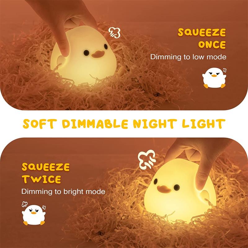 BowLift | DuckieLight | Calming Night Light for Better Sleep - Dimmable Children's Lamp
