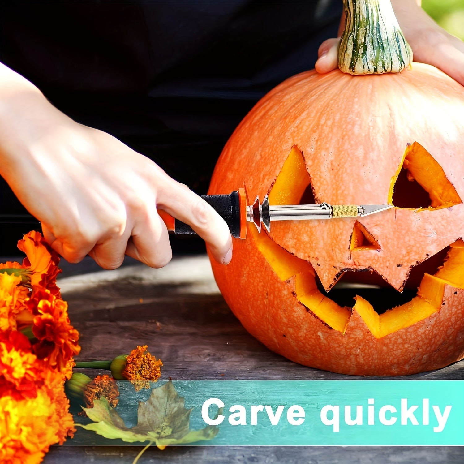 BowLift | Electric Easy Carving Pumpkin Tool | Quick Precision Cutter