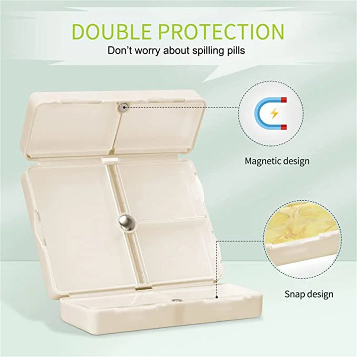 BowLift | Foldable Carry-on 7 Compartment Pill Box