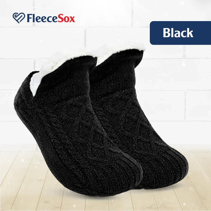 BowLift | Fleece-Lined Non-Slip Thermal Slippers Socks