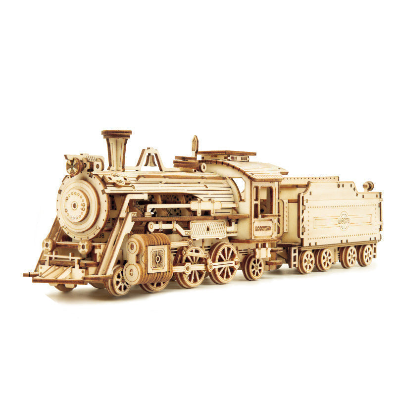 Puzzle Model Mechanical Made of Wood Super | Bowlift