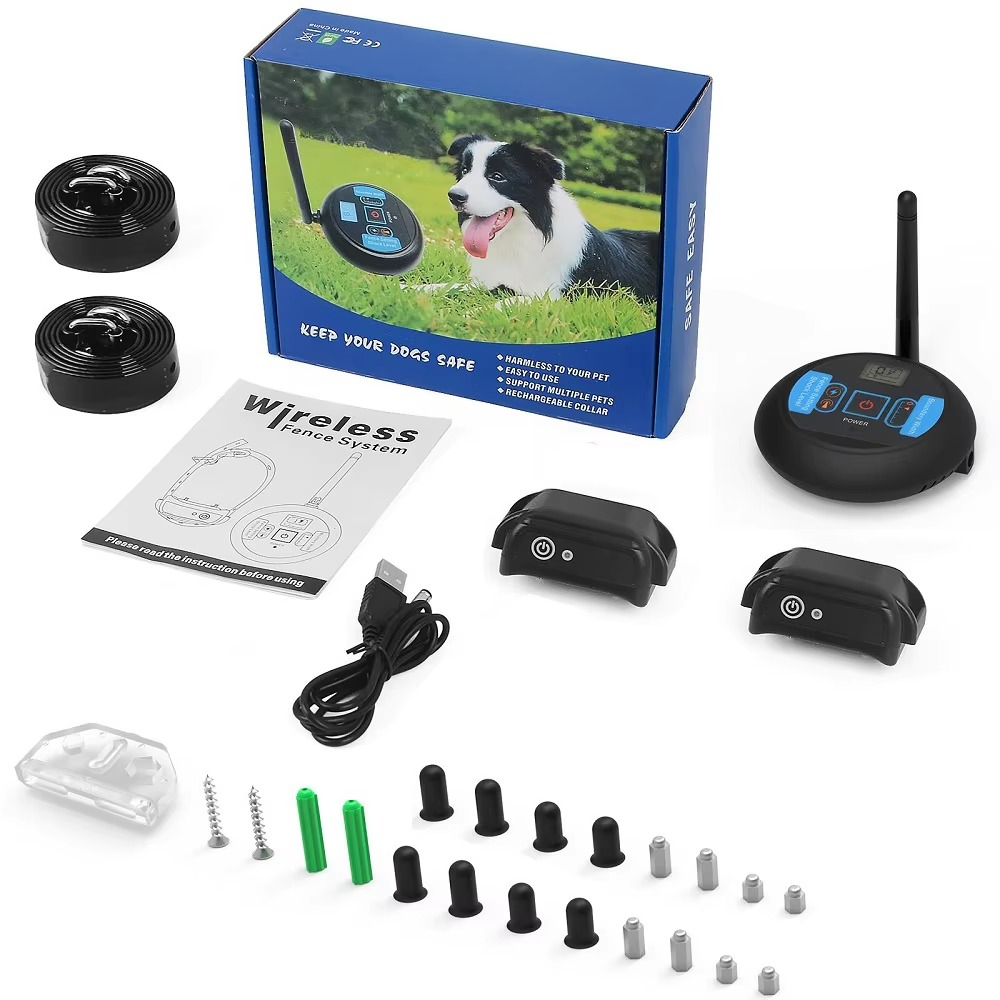 BowLift | Ultimate Safety 1,574.8 feet Wireless Dog Fence System with Rechargeable, Waterproof Collar