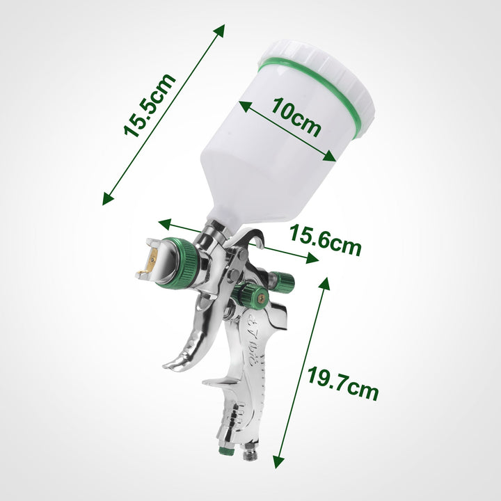 HVLP Spray Gun Spray Gun Set with Stainless Steel Nozzle | Bowlift