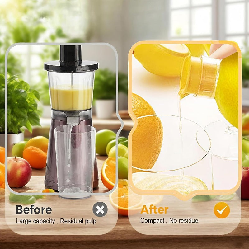 Portable Manual Citrus Juicer Bowlift