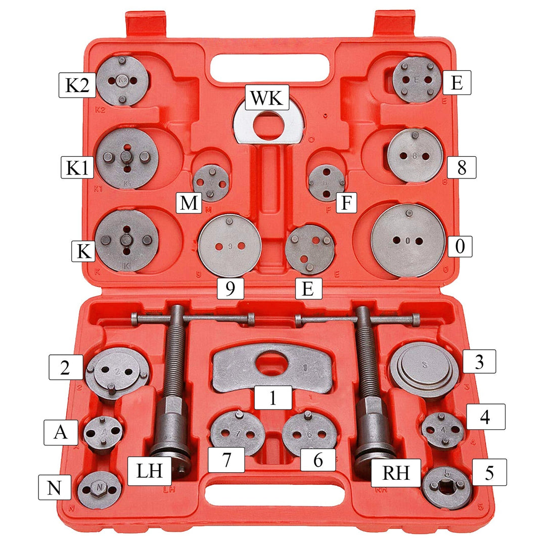 22 PCS Brake Caliper Reset Tool Set Universal | Bowlift