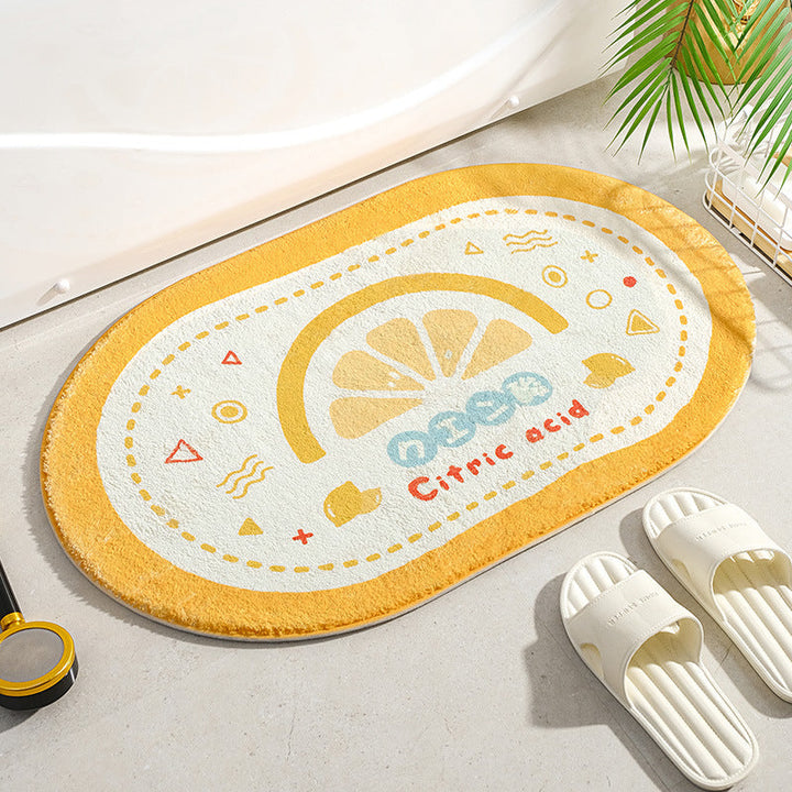 BowLift | Soft Floral Non-Slip Absorbent Floor Mat for Home