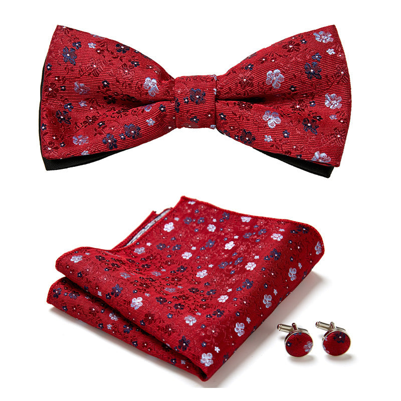 Three-piece set with stylish bow ties Bowlift