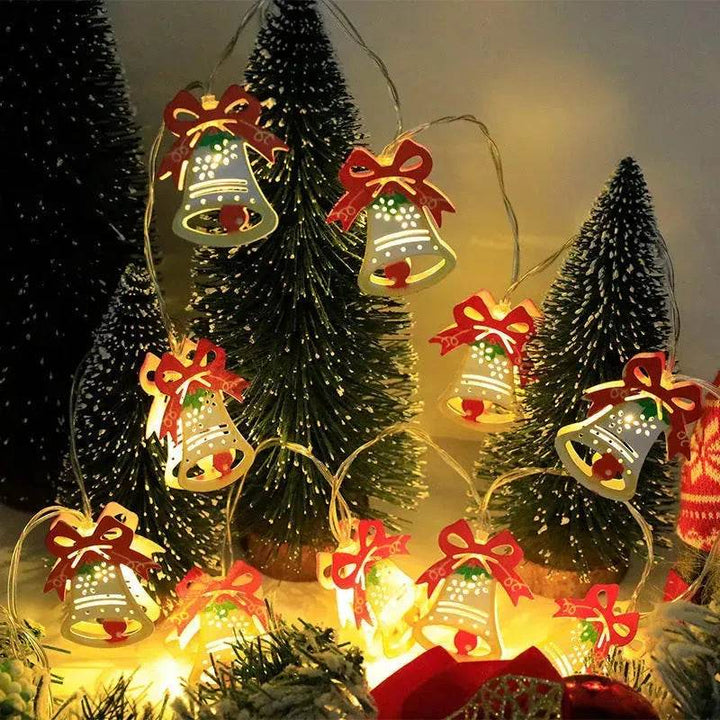 BowLift | Christmas LED Light String Santa Claus Elk Snowman Xmas Ornament String Light Christmas Decorations New Year Navidad Gift