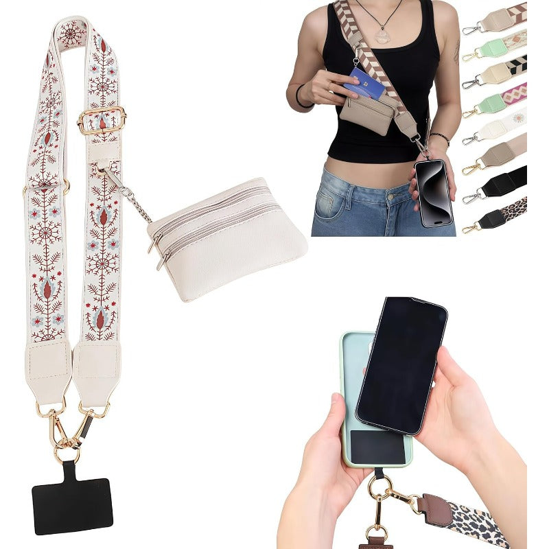 BowLift | Stylish Crossbody Phone Lanyard with Detachable Mini Wallet