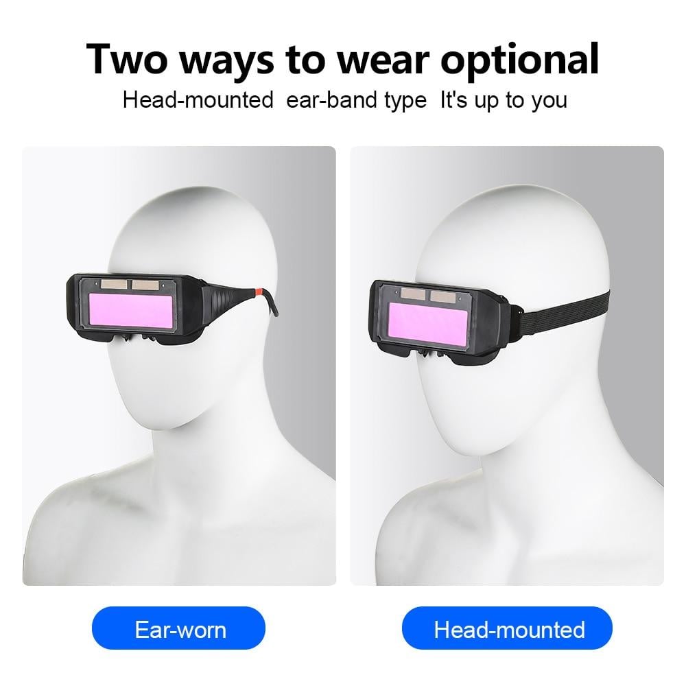 BowLift | Auto-dimming welding glasses — safety goggles with solar-powered lenses