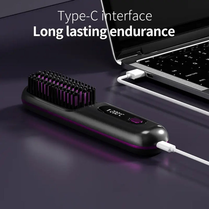 BowLift | Portable Hair Styling Brush | Smooth & Healthy Hair Anytime, Anywhere