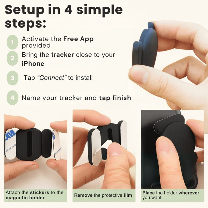 BowLift | GPS Tracker for Motorcycles | Waterproof, Magnetic & No Subscription Required for Global Tracking