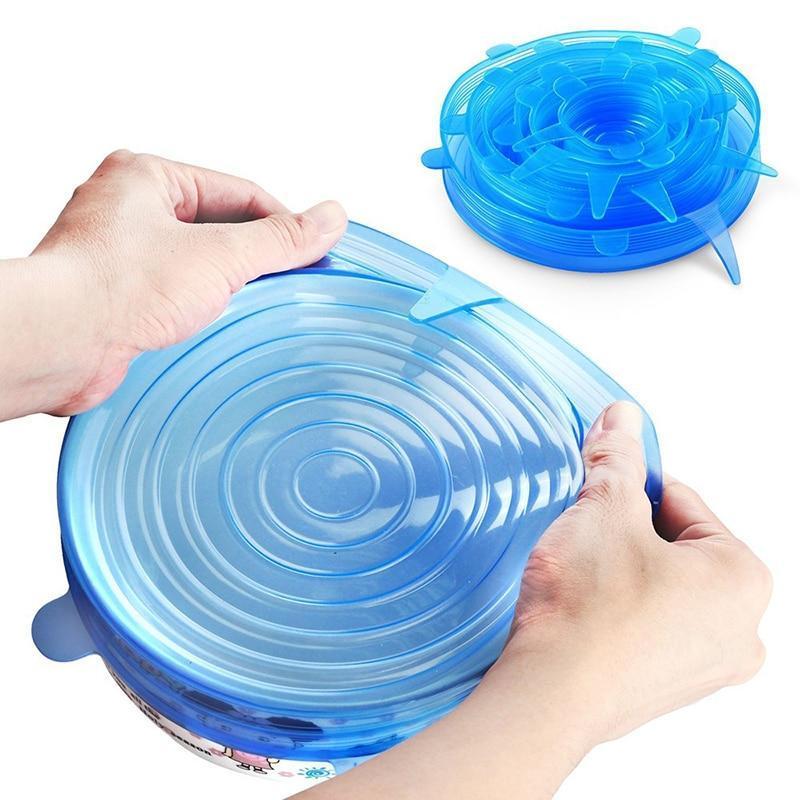 BowLift | Reusable Silicone Stretch Lids  6pcs Universal Bowl Lid Cover