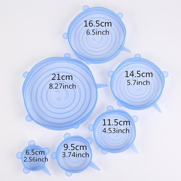 BowLift | Reusable Silicone Stretch Lids  6pcs Universal Bowl Lid Cover