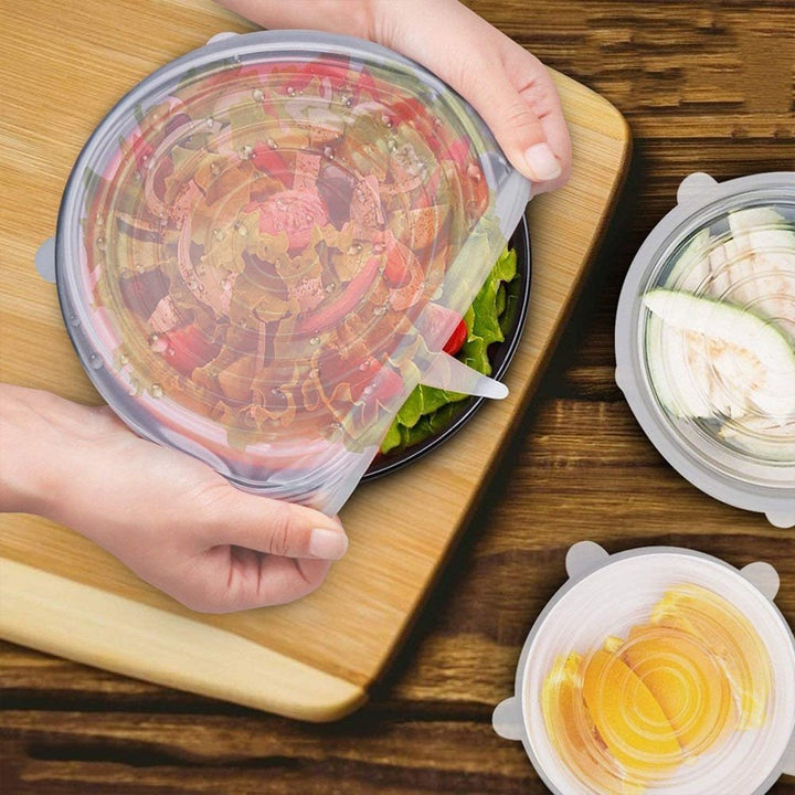BowLift | 6PCS Adaptable Lid Silicone Cover Food