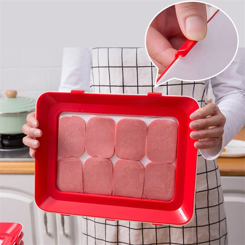 6pcs Creative Vacuum Food Preservation Tray Plate Storage Organizer | Bowlift