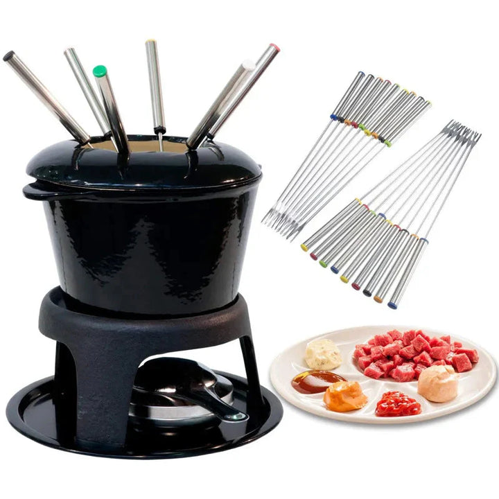 6Pcs Stainless Steel Chocolate Fork Cake Fruit Dessert Fork Set | Bowlift