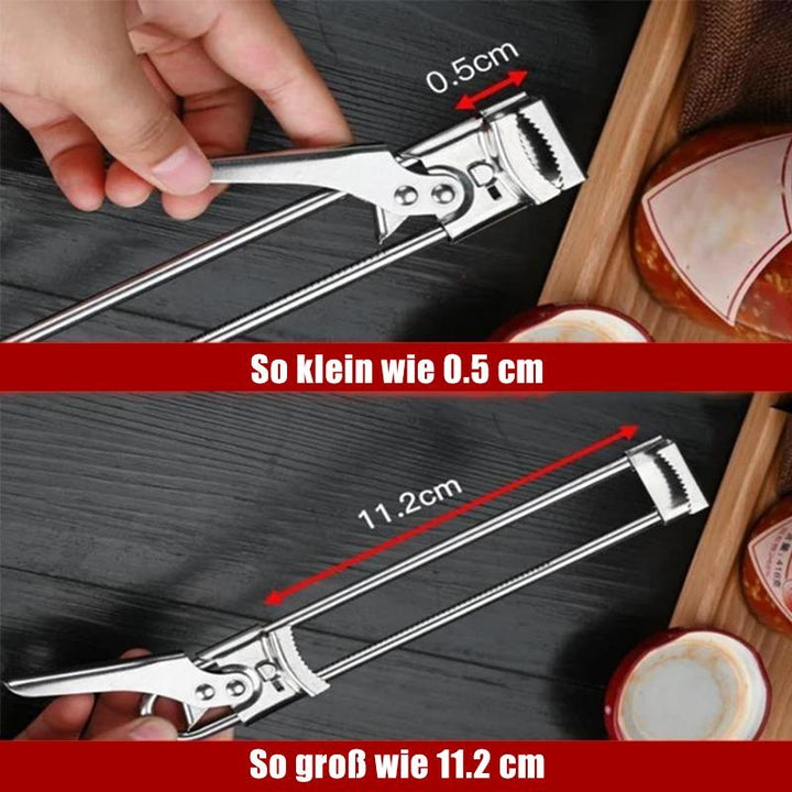 BowLift | Adjustable multifunctional can opener made of stainless steel