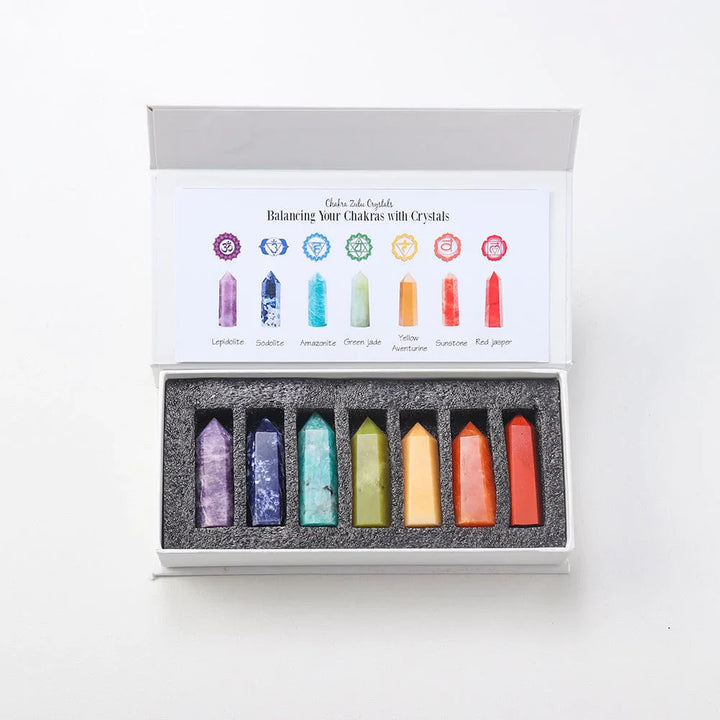 7 Chakra Stones Set Gift Bowlift