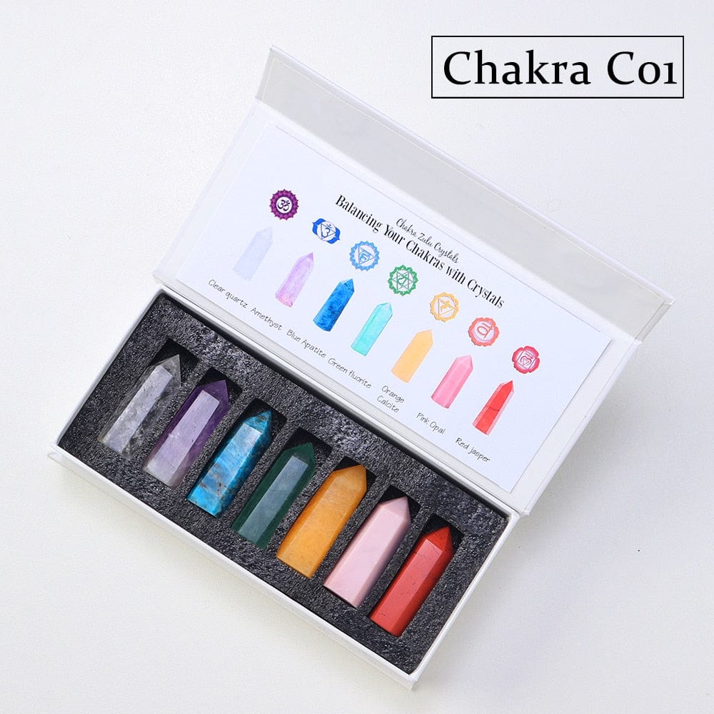 7 Chakra Stones Set Gift Bowlift