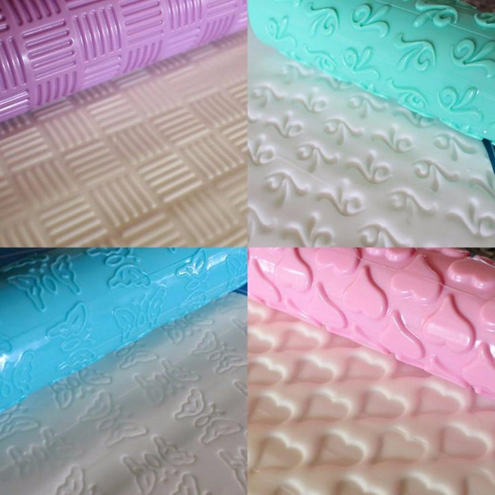 Colored 3D Pattern Rolling Pin | Bowlift