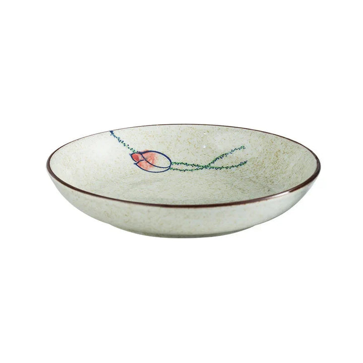 7" and 8" Underglaze Ceramic Round Plate Household Kitchen Tools | Bowlift