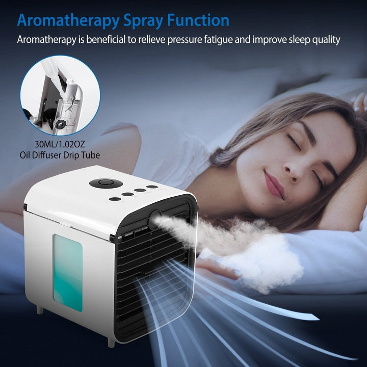 BowLift | 7-Colors Switchable Portable Mini Air Conditioner Cooler Fan