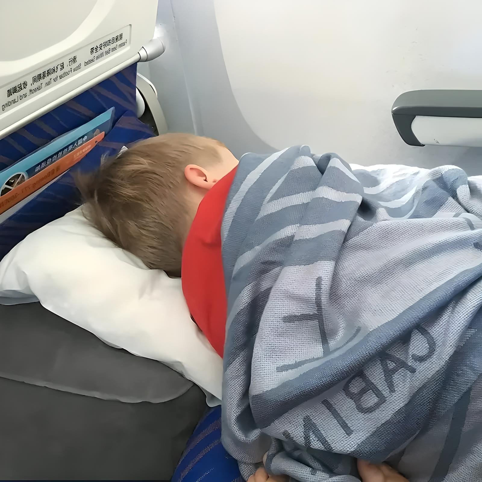 BowLift | Inflatable Travel Footrest | Ergonomic, Adjustable Height & Compact for Planes, Trains, Buses & Office Use