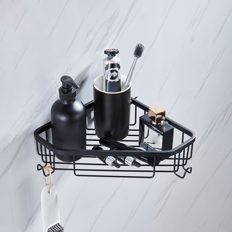 BowLift | Matte Black 5-piece modern bathroom accessory as individual piece or as set with towel bar