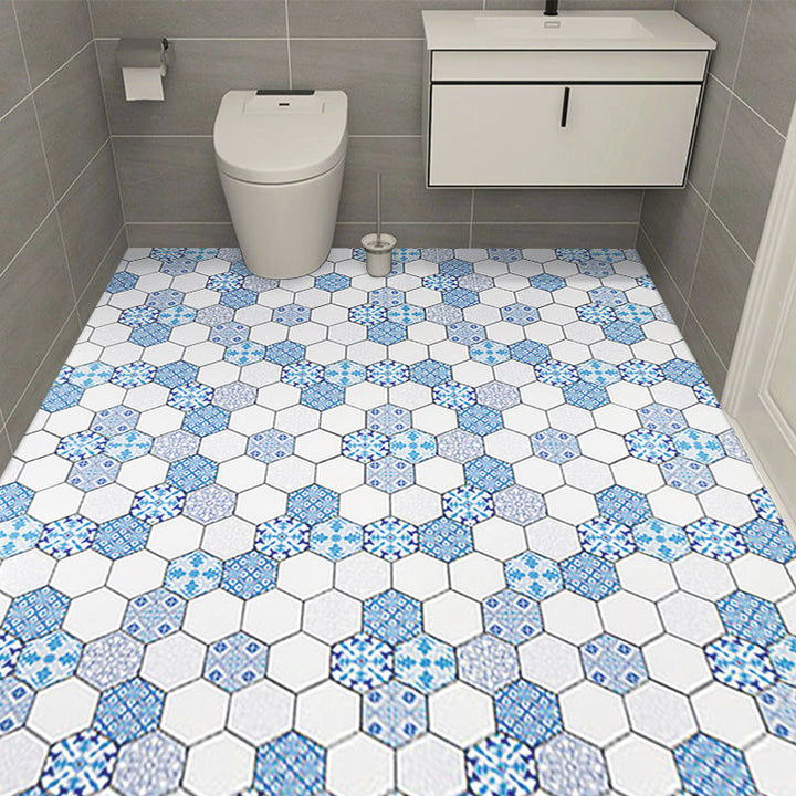 BowLift | Modern PVC Flooring Self-adhesive Geometrically Printed Low Gloss Vinyl Floor Planks