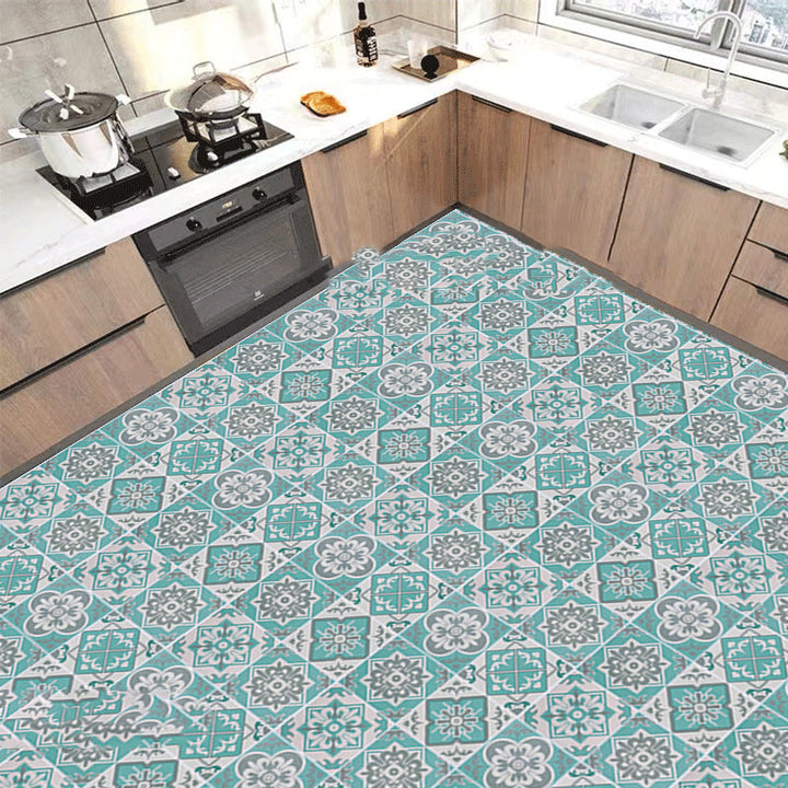BowLift | Modern PVC Flooring Self-adhesive Geometrically Printed Low Gloss Vinyl Floor Planks