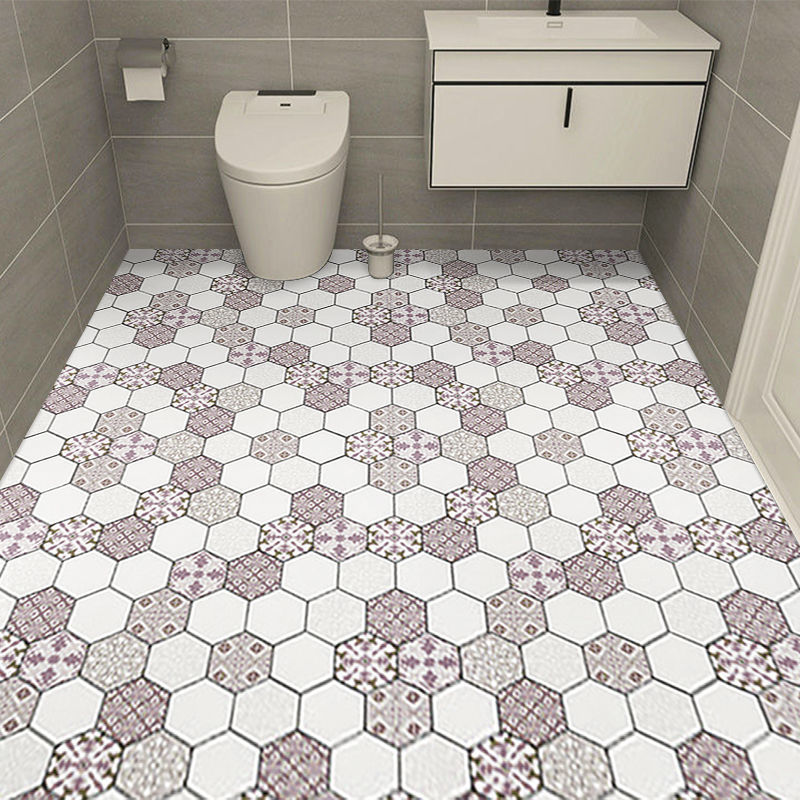 BowLift | Modern PVC Flooring Self-adhesive Geometrically Printed Low Gloss Vinyl Floor Planks