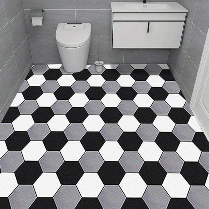 BowLift | Modern PVC Flooring Self-adhesive Geometrically Printed Low Gloss Vinyl Floor Planks