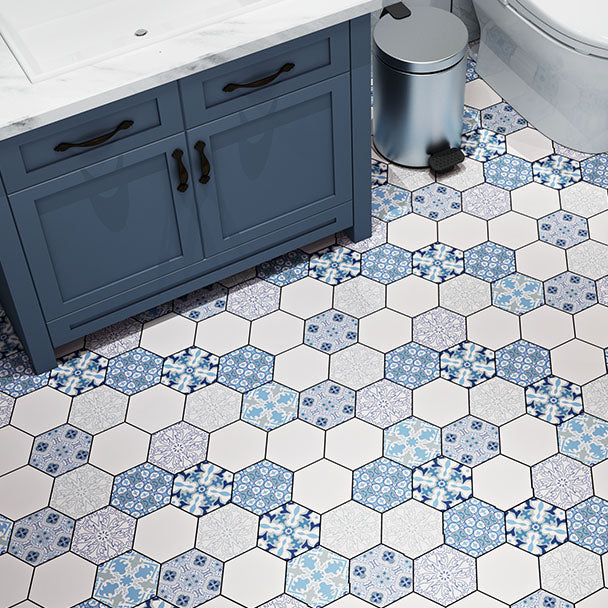 BowLift | Multi-Tonal Style Vinyl Plank Flooring Peel and Stick Porcelain Tile Look PVC Flooring