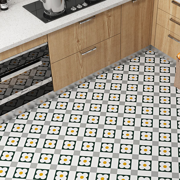 BowLift | Multi-Tonal Style Vinyl Plank Flooring Peel and Stick Porcelain Tile Look PVC Flooring