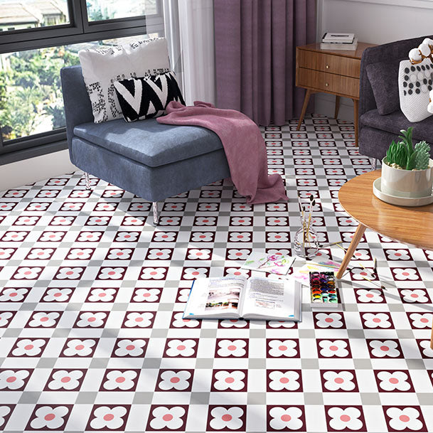 BowLift | Multi-Tonal Style Vinyl Plank Flooring Peel and Stick Porcelain Tile Look PVC Flooring