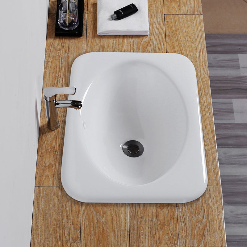 BowLift | Traditional square washstand ceramics metal base washbasin