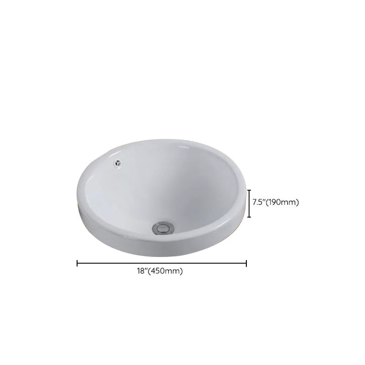 BowLift | Contemporary oval wash stand ceramic metal undercounter basin