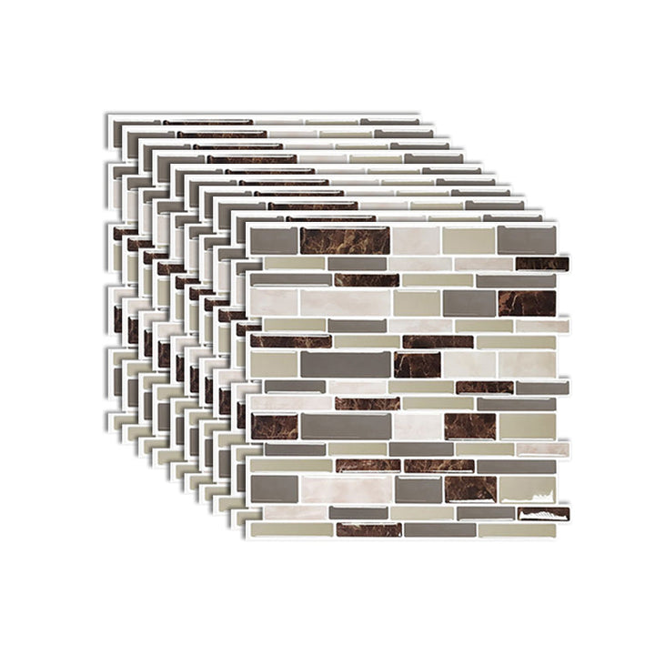 BowLift | Modern Peel & Stick Mosaic Tile PVC Herringbone Peel and Stick Wall Tile