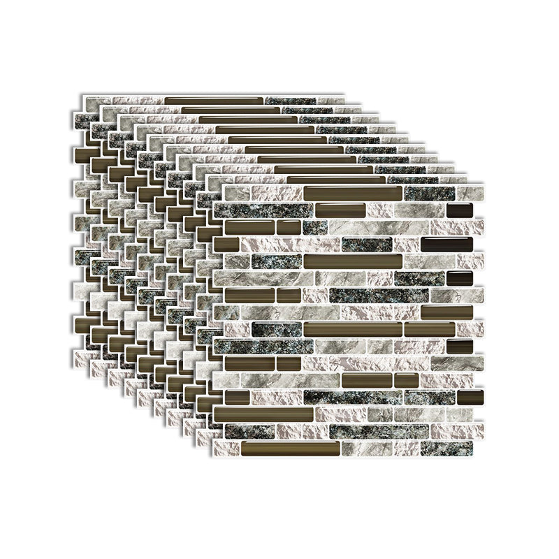 BowLift | Modern Peel & Stick Mosaic Tile PVC Herringbone Peel and Stick Wall Tile