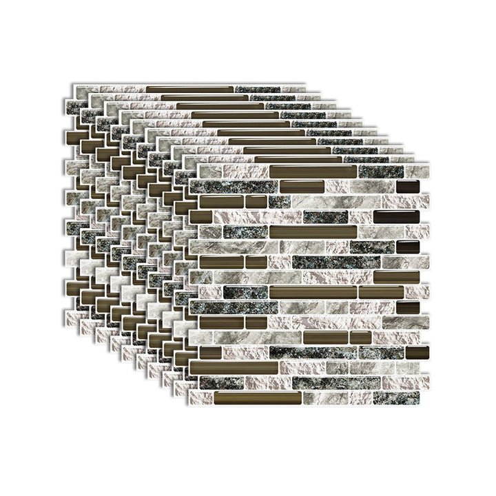 BowLift | Modern Peel & Stick Mosaic Tile PVC Herringbone Peel and Stick Wall Tile