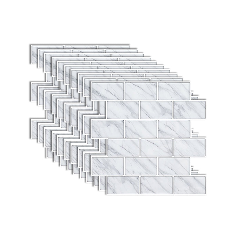BowLift | Modern Peel & Stick Mosaic Tile PVC Herringbone Peel and Stick Wall Tile