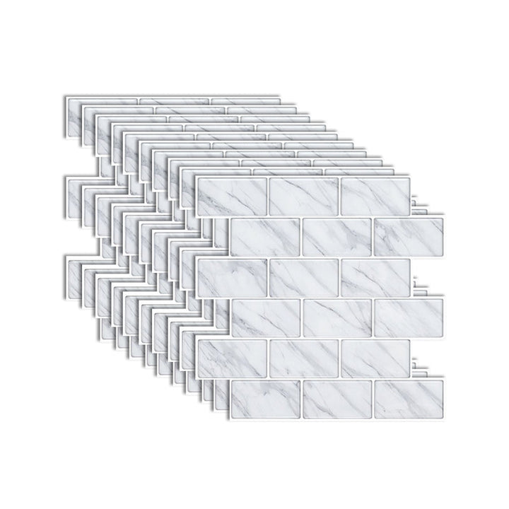 BowLift | Modern Peel & Stick Mosaic Tile PVC Herringbone Peel and Stick Wall Tile