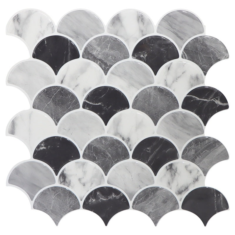 BowLift | Modern Peel and Stick Tiles PVC Fish Scales Peel and Stick Trim