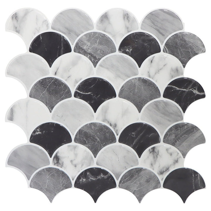 BowLift | Modern Peel and Stick Tiles PVC Fish Scale Peel and Stick Baseboard