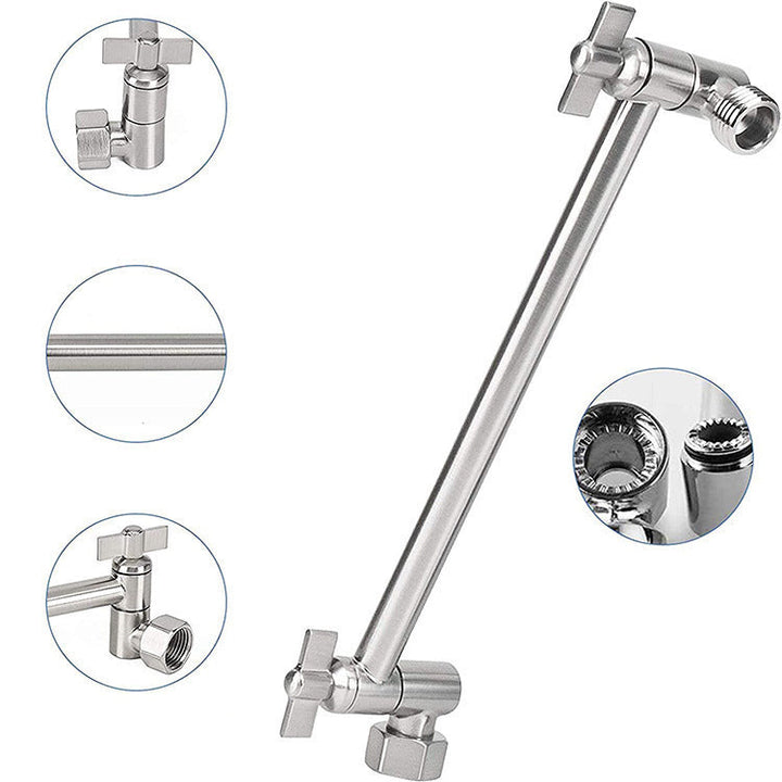 BowLift | Modern square shower head wall mount standard spray fixed shower