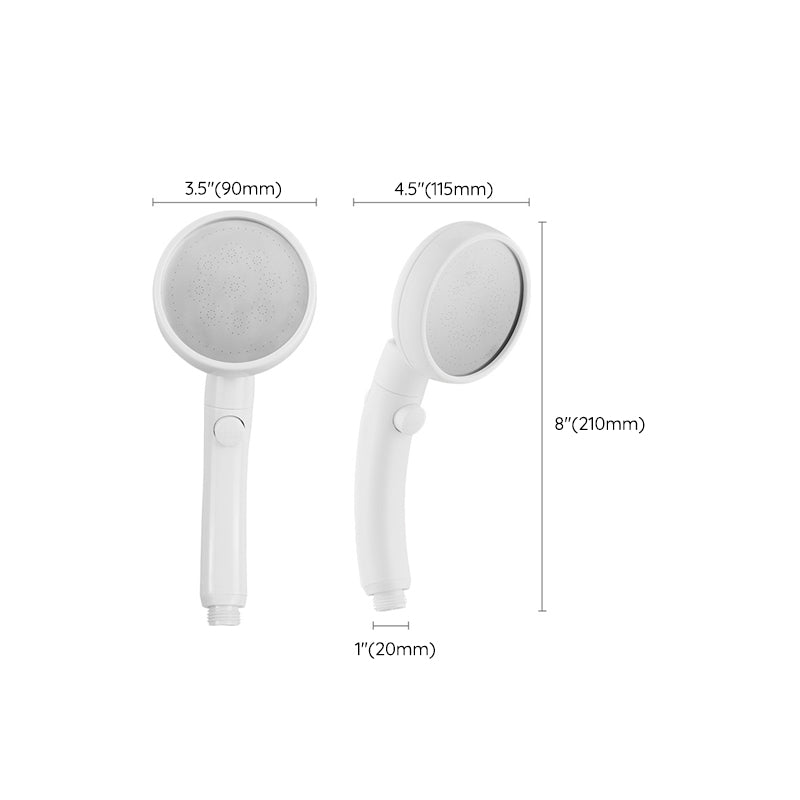 BowLift | Modern Plastic Showerhead Standard Round Handheld Showers